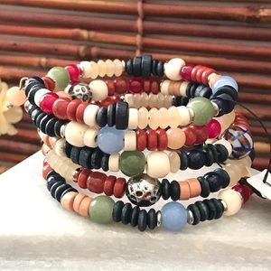 Chico's Multicolored Blue Twist Bracelet NWT